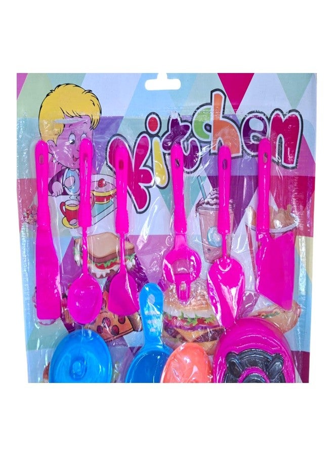 JNiL Kitchen Set Roll Play Toys for Girls Toys for Girl's 4 Chairs 6 Spoon Toys Girl's & Boys ( Pack of 1 ) - Image 5